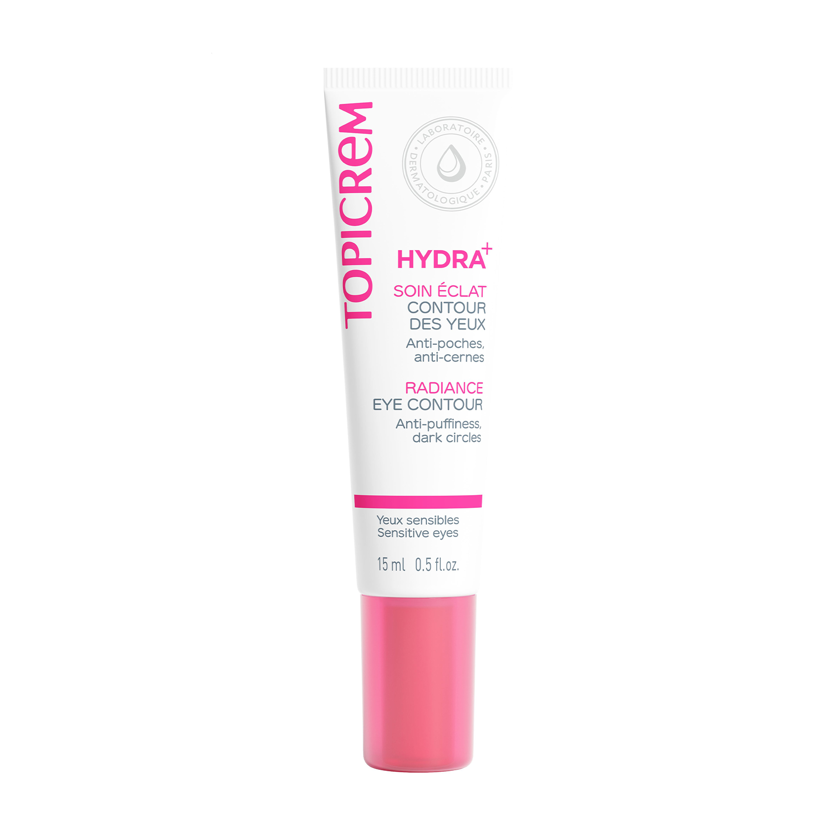 Зволожувальний крем для шкіри навколо очей Topicrem Hydra+ Radiance Eye Contour, 15 мл